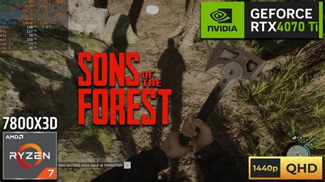 Sons Of The Forest P Max Settings Rtx Ti Ryzen X D