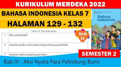 Soal And Kunci Jawaban Bahasa Indonesia Kelas 7 Smp Halaman 129 130 131