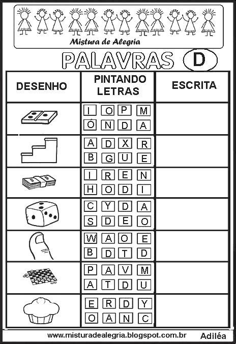 SEQUÊNCIA DE ATIVIDADES ORDEM ALFABÉTICA IMPRIMIR E COLORIR