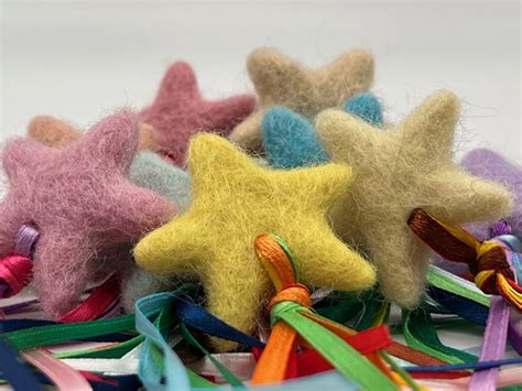 Cat Nip Felt Hearts And Stars