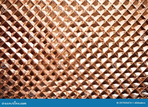 Rose Gold Diamond Plate In Soft Light Stock Photo Image Of Diamond