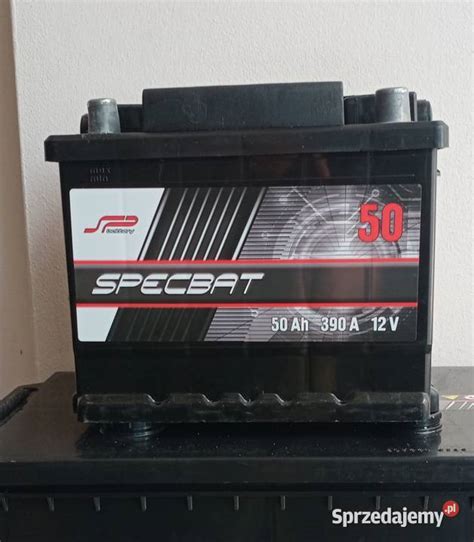 Akumulator SPECBAT 50Ah 390A EN PRAWY PLUS Włodawa Sprzedajemy pl