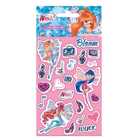 Lot De Stickers Winx Feuilles