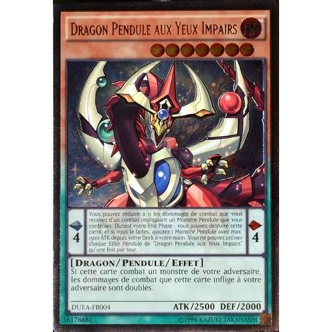 Carte Yu Gi Oh Duea Fr Ul Dragon Pendule Aux Achat Vente