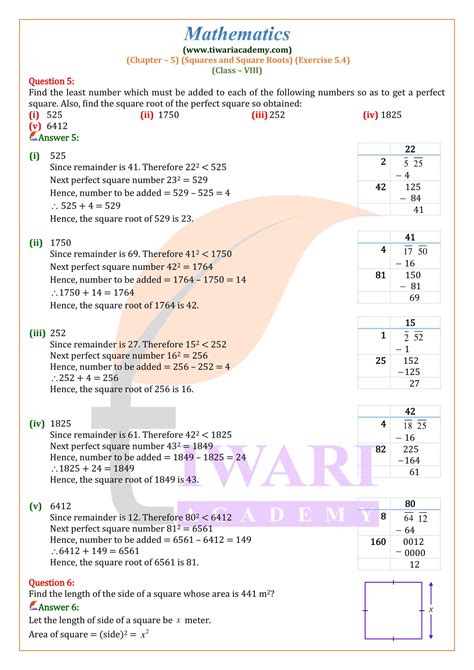 Ncert Solutions For Class 8 Maths Chapter 5 Exercise 5 4