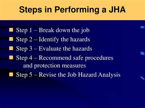 Ppt Job Hazard Analysis Powerpoint Presentation Free Download Id 733719