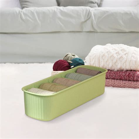 Vbxoae Compartment Lingerie Drawer Organizer Space Saving Sock