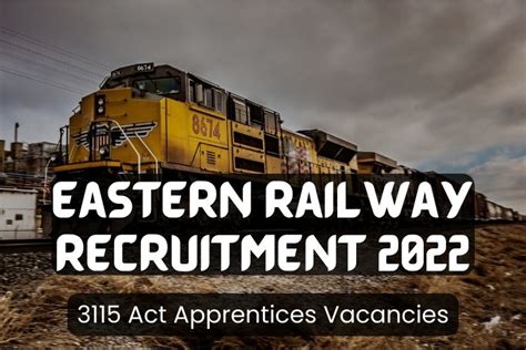 Eastern Railway Recruitment Apply Online For Act Apprentice