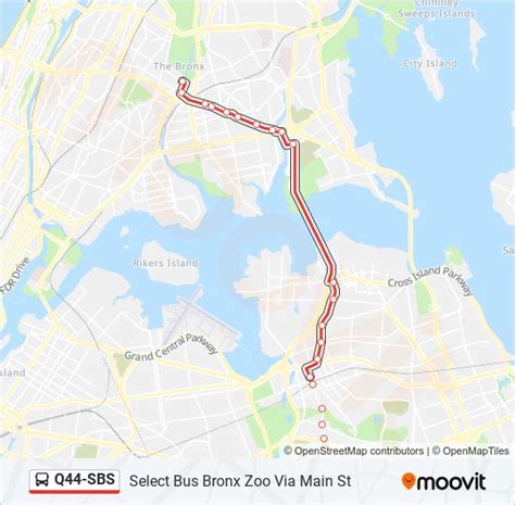 Ruta Q44sbs Horarios Paradas Y Mapas Select Bus Bronx Zoo Via Main