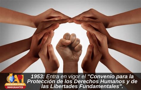 1953 Entra en vigor el Convenio para la Protección de los Derechos