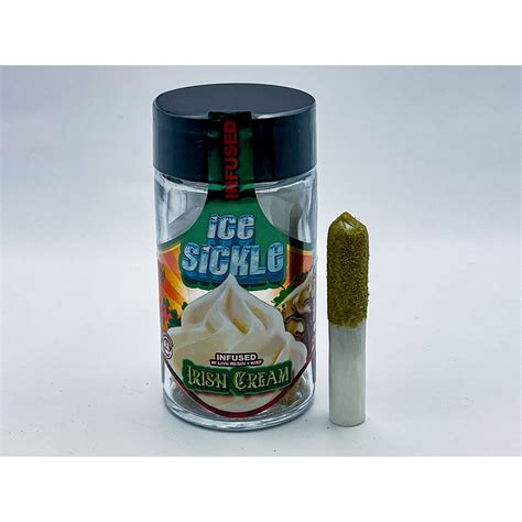 Cali Emerald Dream Irish Cream Indica Pre Rolls 4 Pack Ice Sickle