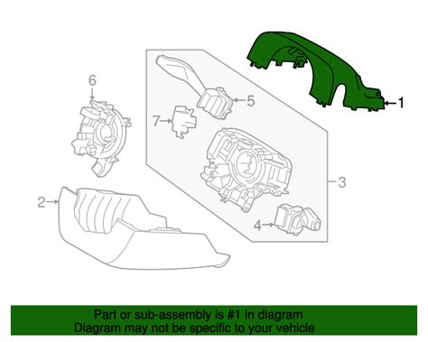 Fa Z Ac Shroud Assembly Steering Column Lincoln Mkx