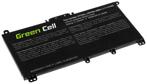 Green Cell Laptop Battery HT03XL 11 4 V 3400 MAh HP Conrad