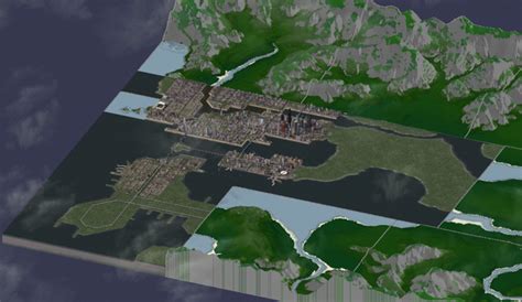 Bikini Bottom City Map