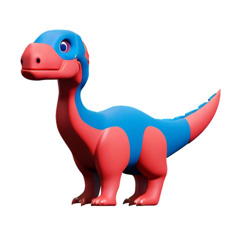 Dinosaur 3d Rendering Icon Illustration 28210614 Png