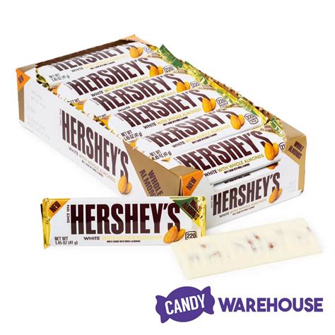 Hershey's White Chocolate with Almonds: 36-Piece Box | Candy Warehouse