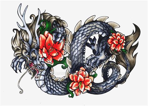 Chinese Dragon Tattoo Design By Aramily On Deviantart