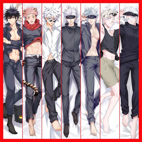 Jujutsu Kaisen Satoru Gojo Anime Body Pillow Case Cover Hugging Dakimakura 150cm Fantastic