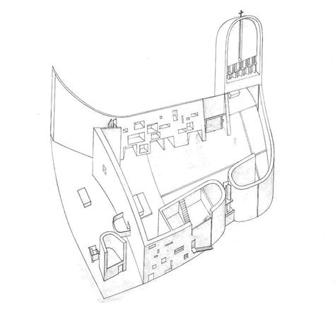 Le Corbusier Ronchamp Planos Tecnne Arquitectura Y Contextos