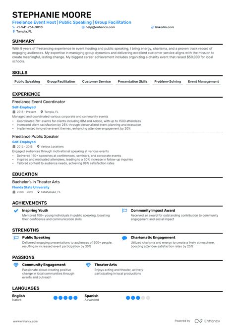 Resume Examples 2024 Freelancer Greer Agnesse