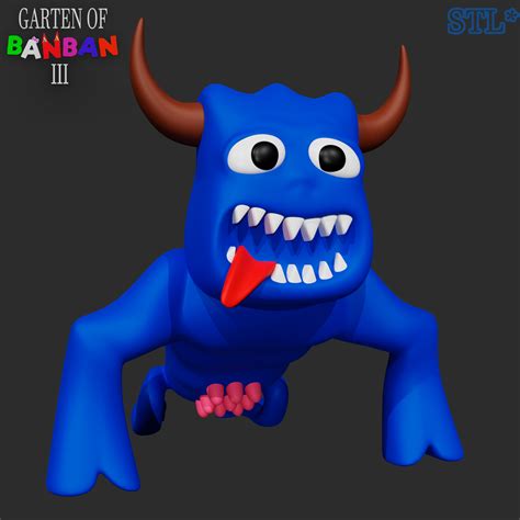 Stl File Snappy Cow From Garten Of Banban New Monsters Fan Art