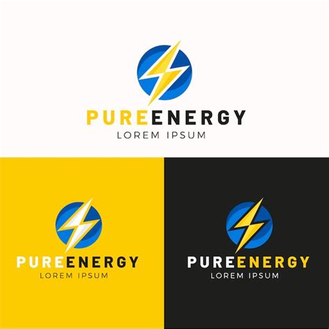 Free Vector Energy Logo Design