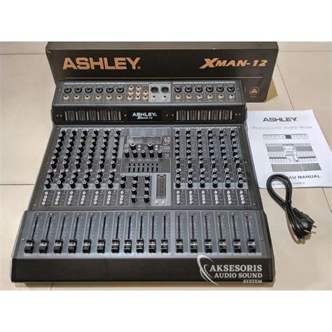 Jual Mixer ASHLEY Xman 12 Terbaru Efek Digital Reverb Edit A Dan B Grub