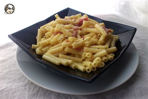 Recetas Macarrones carbonara auténtica La cocina del mapache feliz