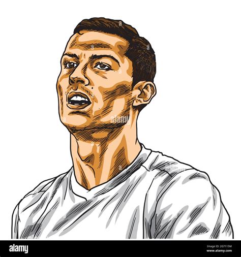 Cristiano ronaldo portrait Banque de photographies et dimages à haute