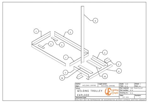 Welding Cart Plans PDF | WELDING EMPIRE