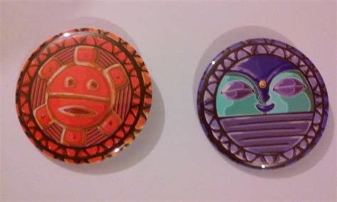 Taino Sun And Moon Button Set By Mavericktears On Deviantart