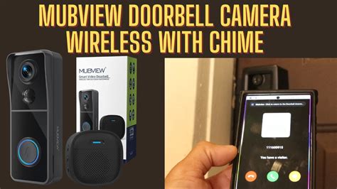 Mubview Doorbell Camera Wireless With Chime Youtube