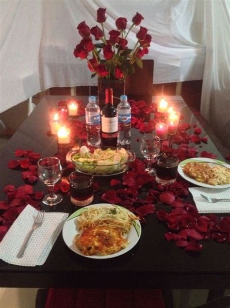 Valentines Day Dinner Romantic Table Settings Romantic Dinner Setting Romantic Dinner Tables