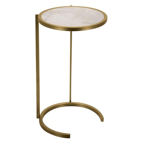 Teti Burnished Brass Accent Table For Sale At 1stdibs