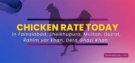 Chicken Rate Today In Faisalabad Latest Prices Food Rate Today