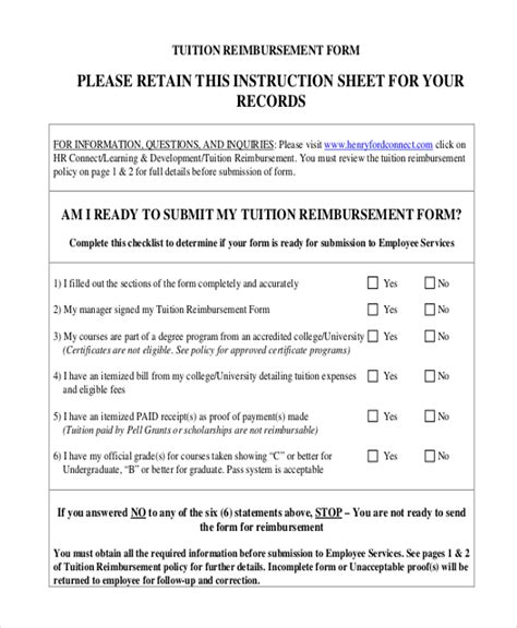 FREE 9 Sample Employee Reimbursement Forms In MS Excel PDF Word