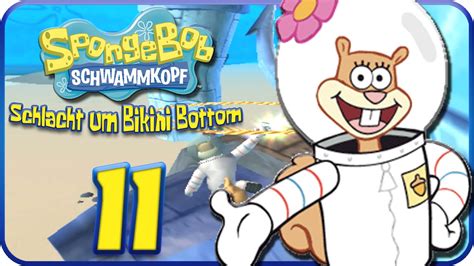 Let S Play SpongeBob Schwammkopf Schlacht Um Bikini Bottom Part 11 Sandy Da Bist Du Ja YouTube