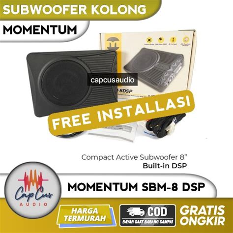 Jual Subwoofer Kolong Momentum Sbm 8 Dsp Processor Momentum Sbm 8 Dsp