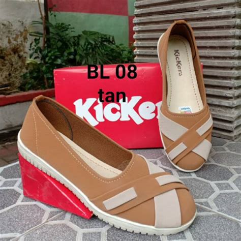 Jual Sepatu Slip On Kickers Wanita BL 08 Shopee Indonesia