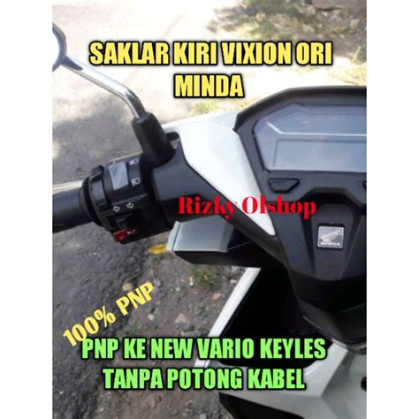 Jual Saklar Kiri Vixion Ori Pnp New Vario Lengkap Modul Dan Soket