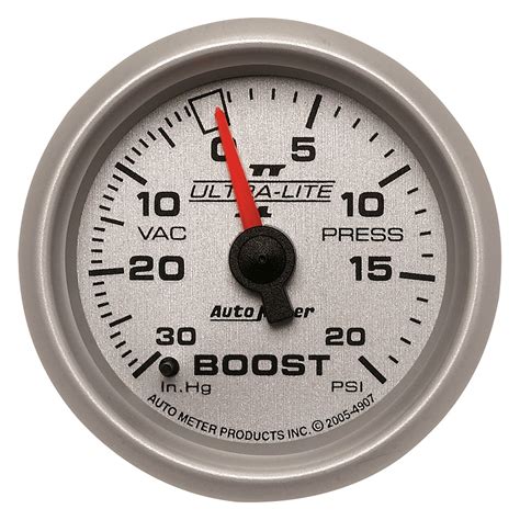 Auto Meter Ultra Lite Ii Series Boost Vacuum Gauge