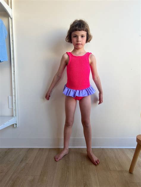 Duo Denise Swim Hot Pink Lilac Hot Pink Dress First Pink