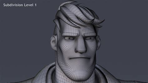 Boss Cartoon Rig 3d Model By Pradipta