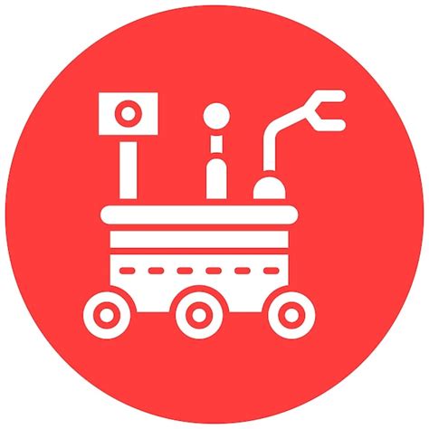 Premium Vector Mars Rover Vector Icon Design Illustration