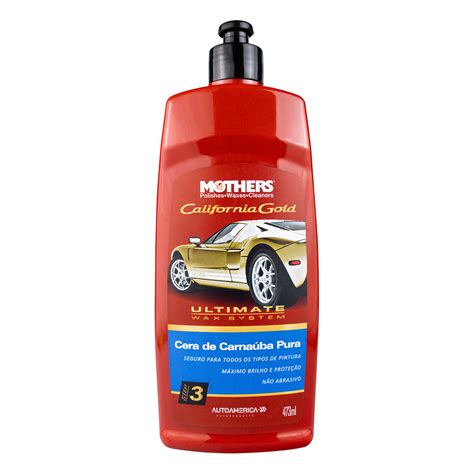 Cera Líquida de Carnaúba Pura Mothers Califórnia Gold 473ml CarXParts