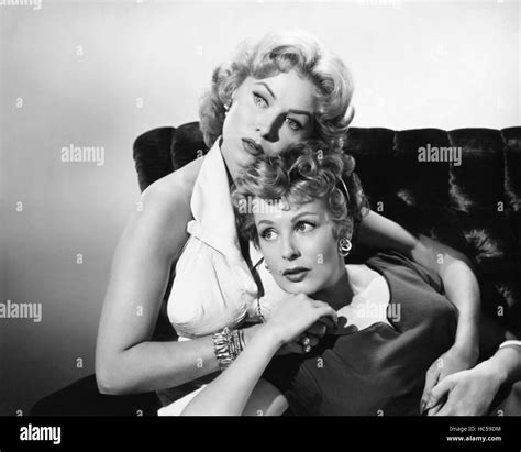 Slightly Scarlet From Left Rhonda Fleming Arlene Dahl 1956 Stock