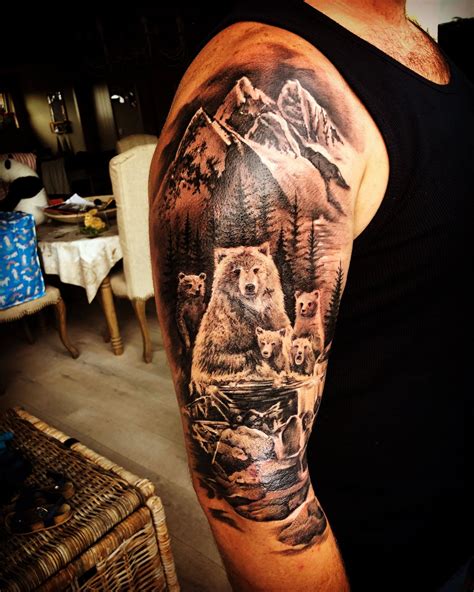 Update More Than Papa Bear Tattoo Latest In Cdgdbentre