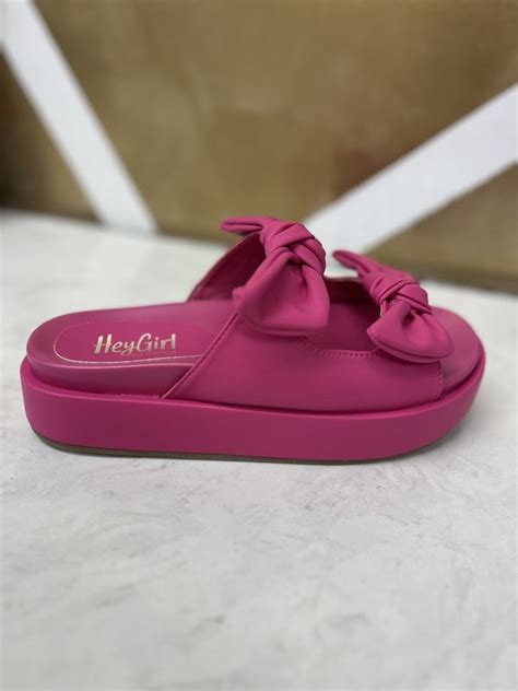 Corkys Lil Bit Knotty Sandals Hot Pink