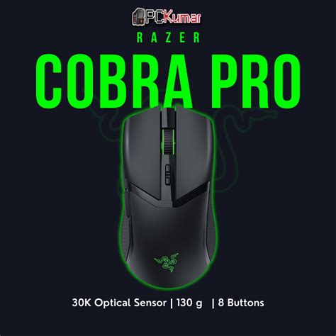 Razer Cobra Pro Ambidextrous Wired Wireless Gaming Mouse Ap