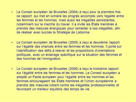 Légalité Entre Les Femmes Et Les Hommes Et Lunion Européenne Ministère